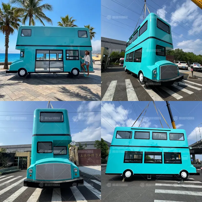 Commercial Kitchen On Wheels - voor Foodtruck, Dubbeldekkerbus, Mobiel Cateringvoertuig, Commerciële
