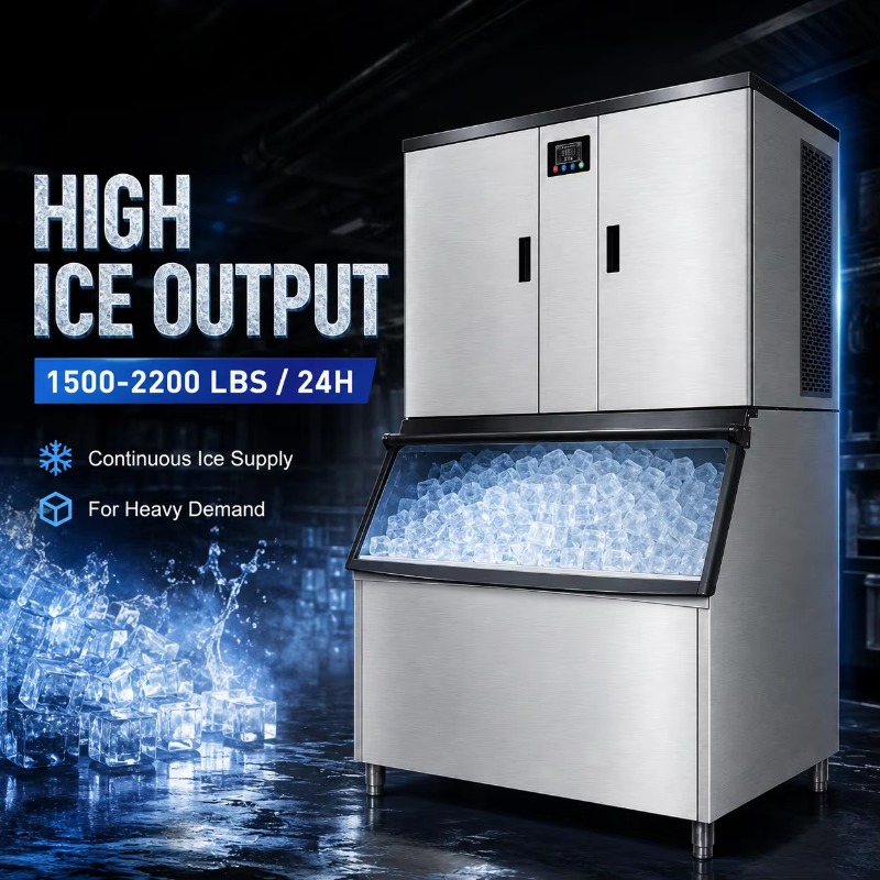 Commercial Kitchen Projects - Airo Modulaire IJsmachine 32X32X22MM Dubbele Deur