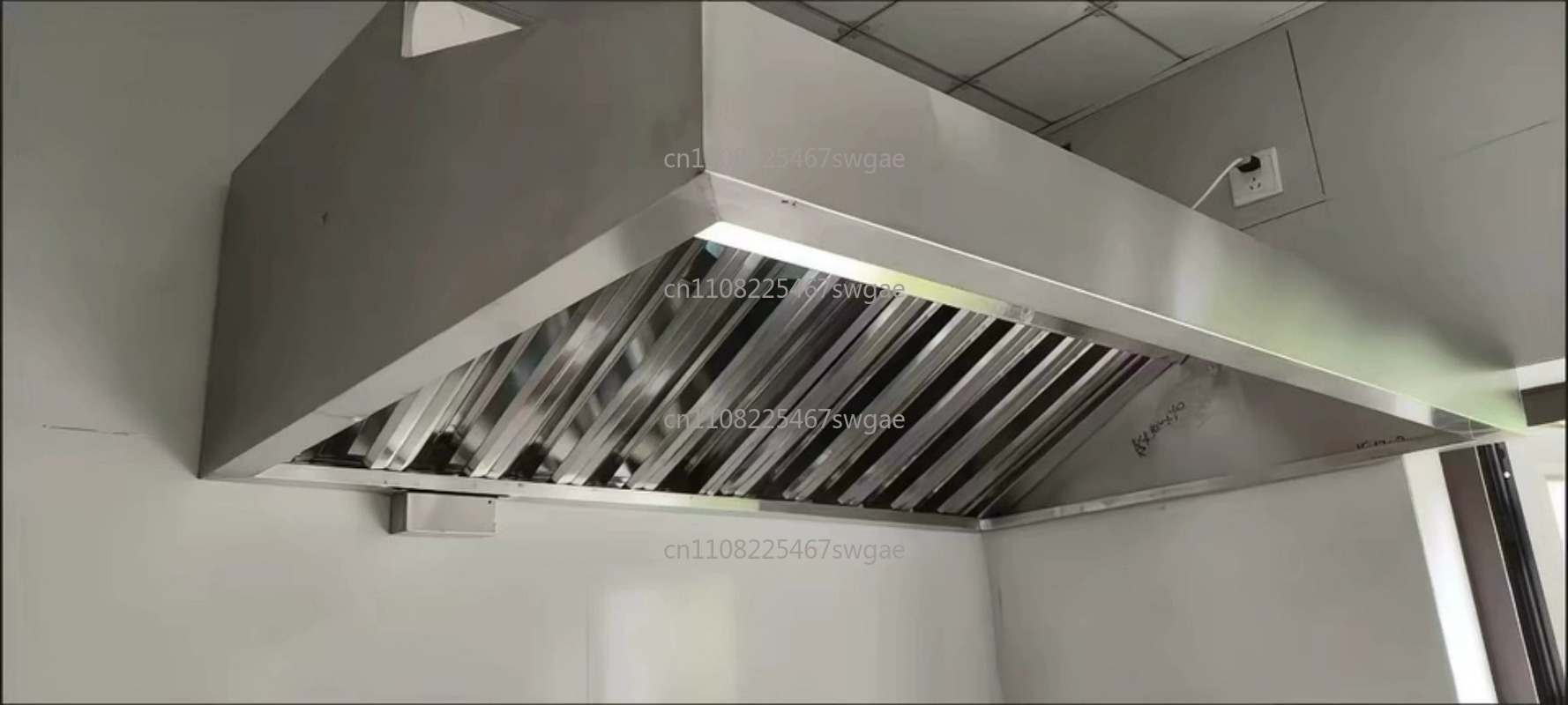 Commercial Kitchen Hood - Staal keukenafzuigkap hoge capaciteit voor restaurant