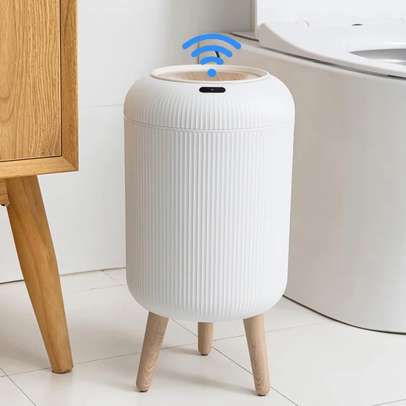 Commercial Kitchen Trash Can - Automatische afvalbak met bewegingsensor en deksel,
