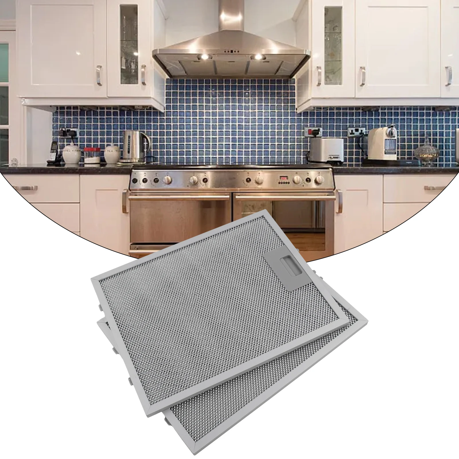 Commercial Kitchen Hood - 2 STUKS Afzuigkap Filters Metalen Gaas
