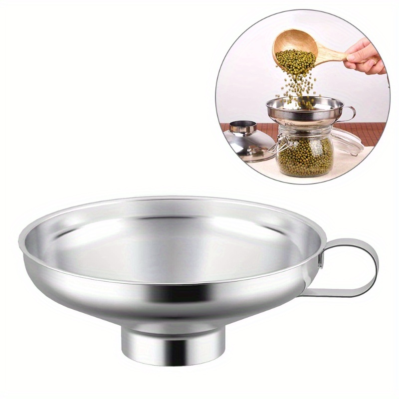 Commercial Kitchen Oil Filter - 1pc Brede Mond Vloeistof Trechter Voor