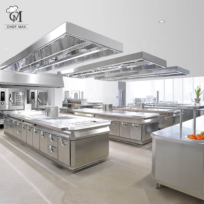 Commercial Kitchen Projects - CHEFMAX Professionele commerciële restaurantkeukenapparatuur Hotelkeuken Project