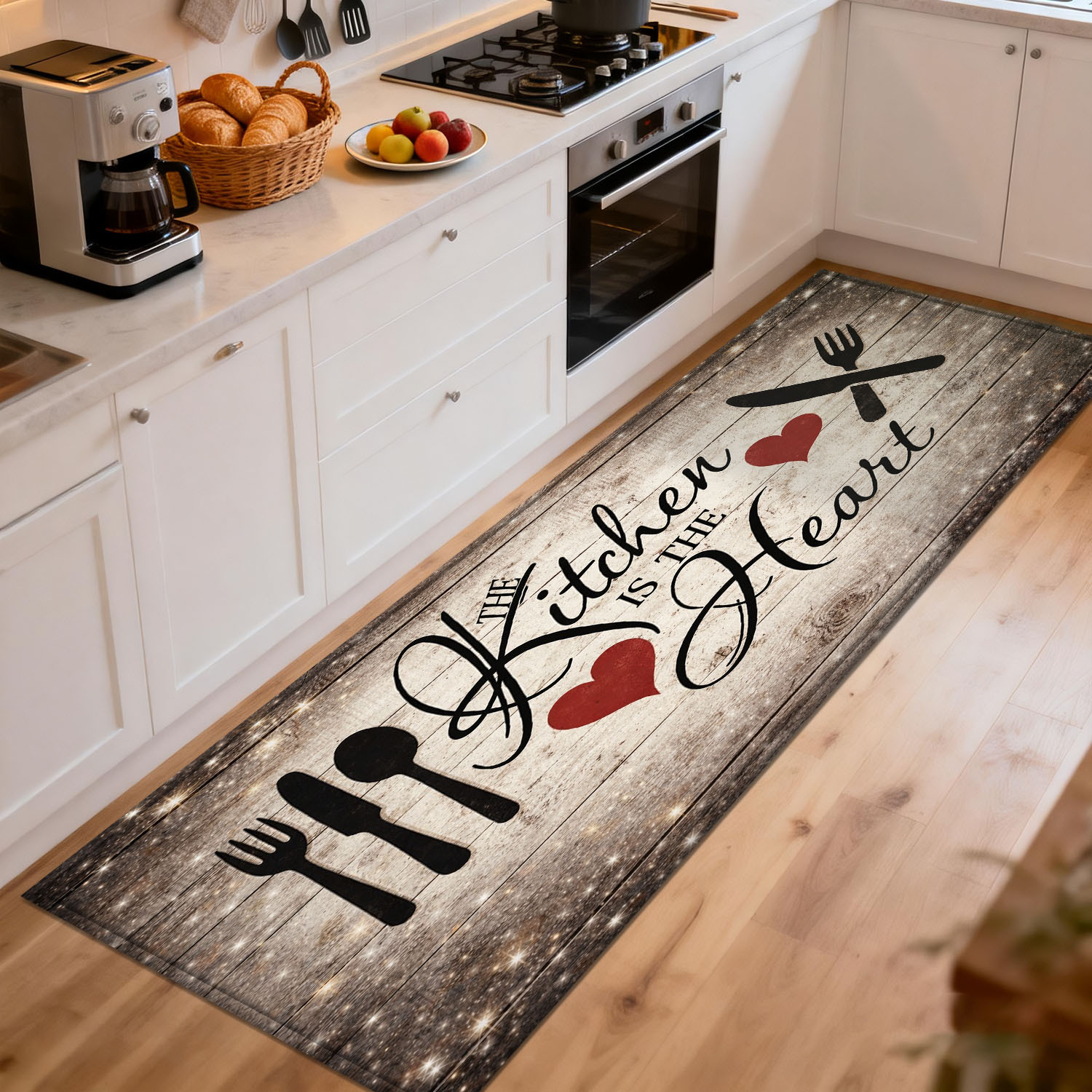 Commercial Kitchen Quotes - Rustieke houten keuken quote runner rug,