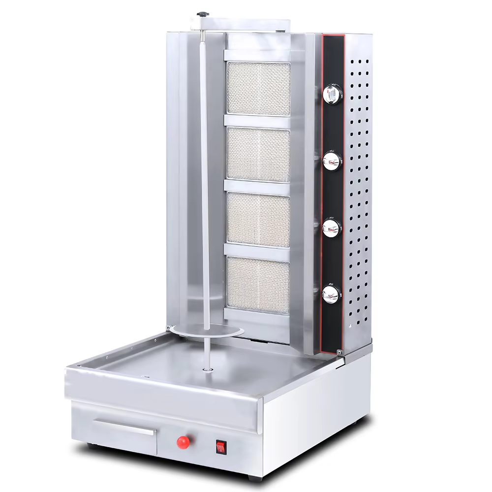 Kebab Shawarma Machine - Kippenkebabmachine Populaire gas-shawarma machine Commerciële roestvrijstalen