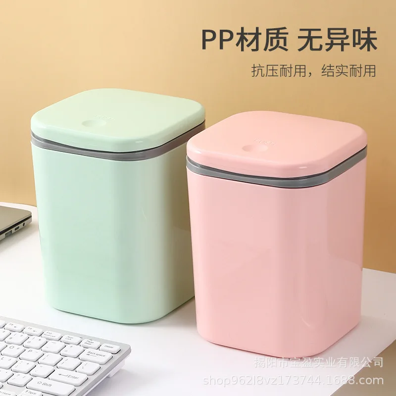Plastic afvalbak met drukdekse - Commercial Kitchen Trash Can recensie en prijs