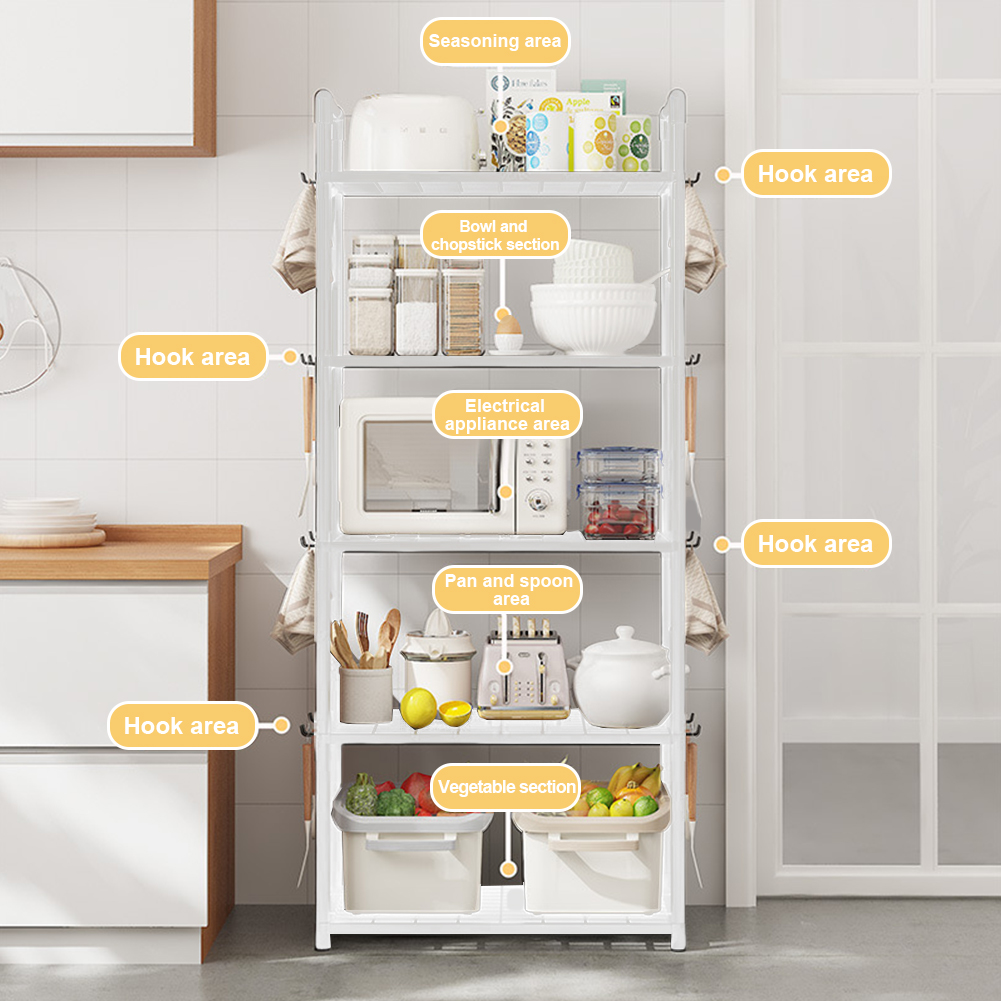5-laags rekken Zwaar uitgevoer - Commercial Kitchen Rack recensie en prijs