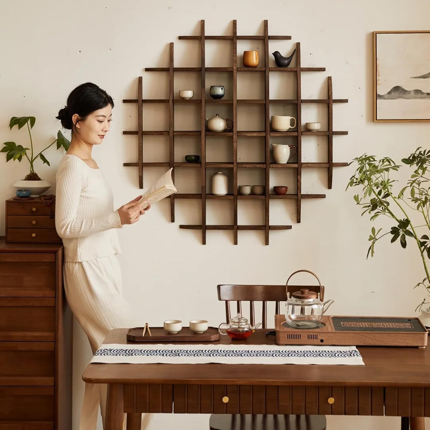 Massief houten Chinese theekop - Commercial Kitchen Rack recensie en prijs