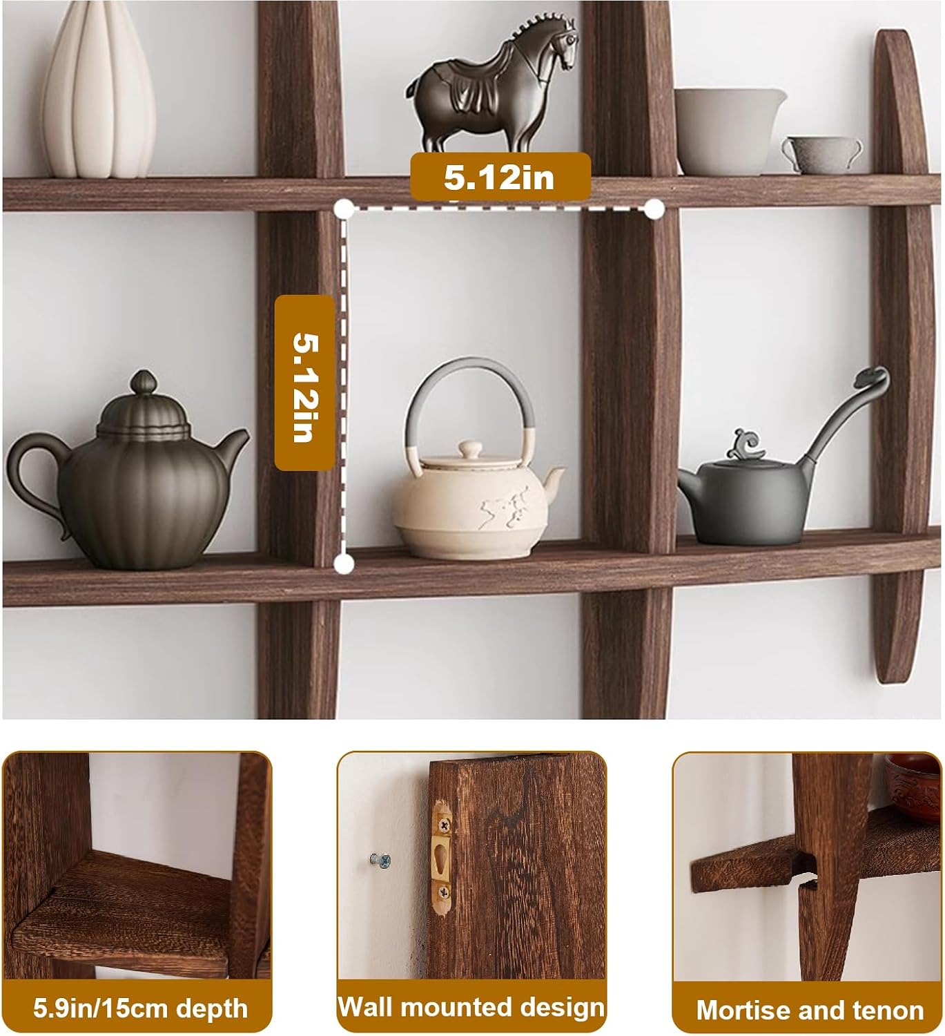 Massief houten Chinese theekop - Commercial Kitchen Rack recensie en prijs