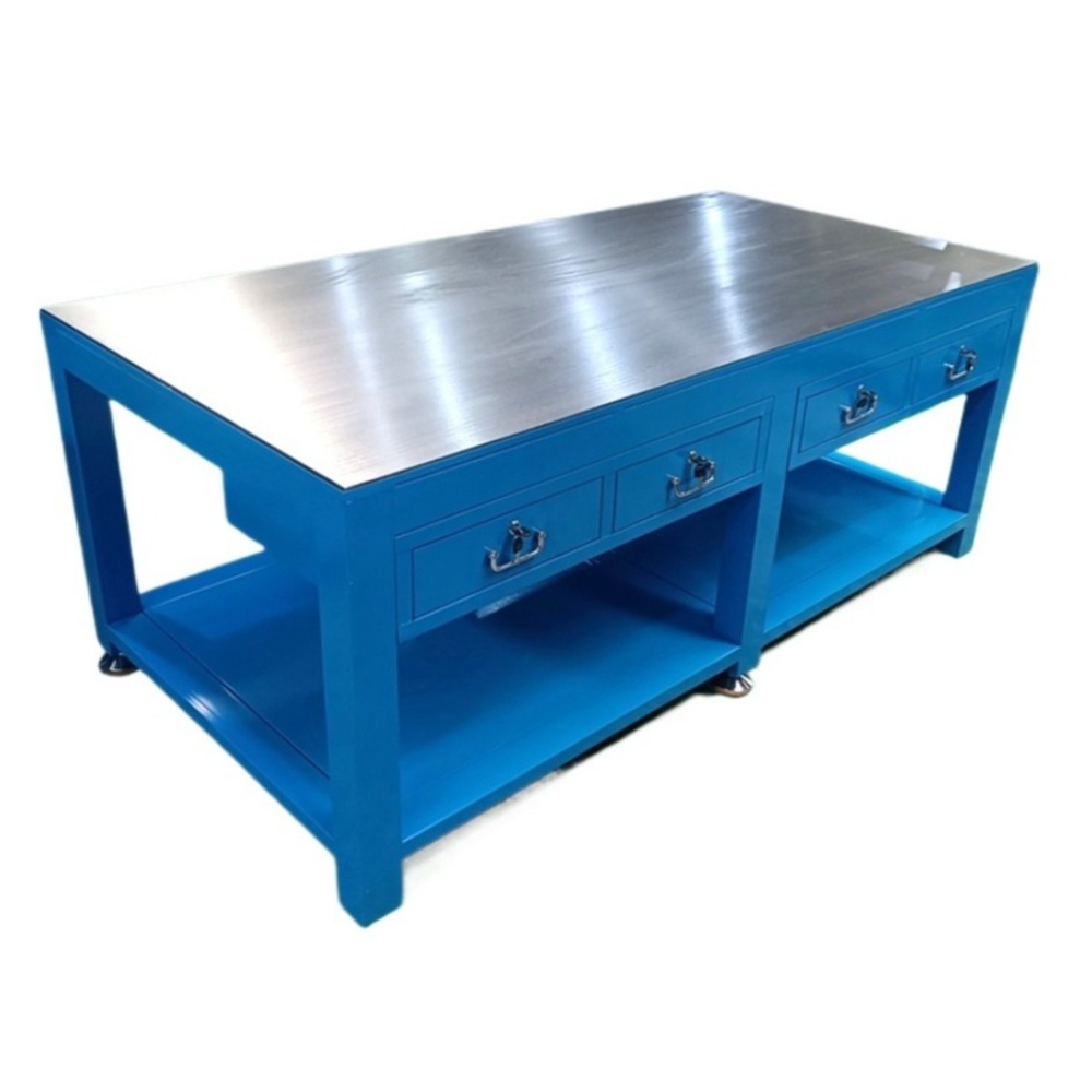 Zware stalen werkbank, vormban - Commercial Kitchen Bench recensie en prijs
