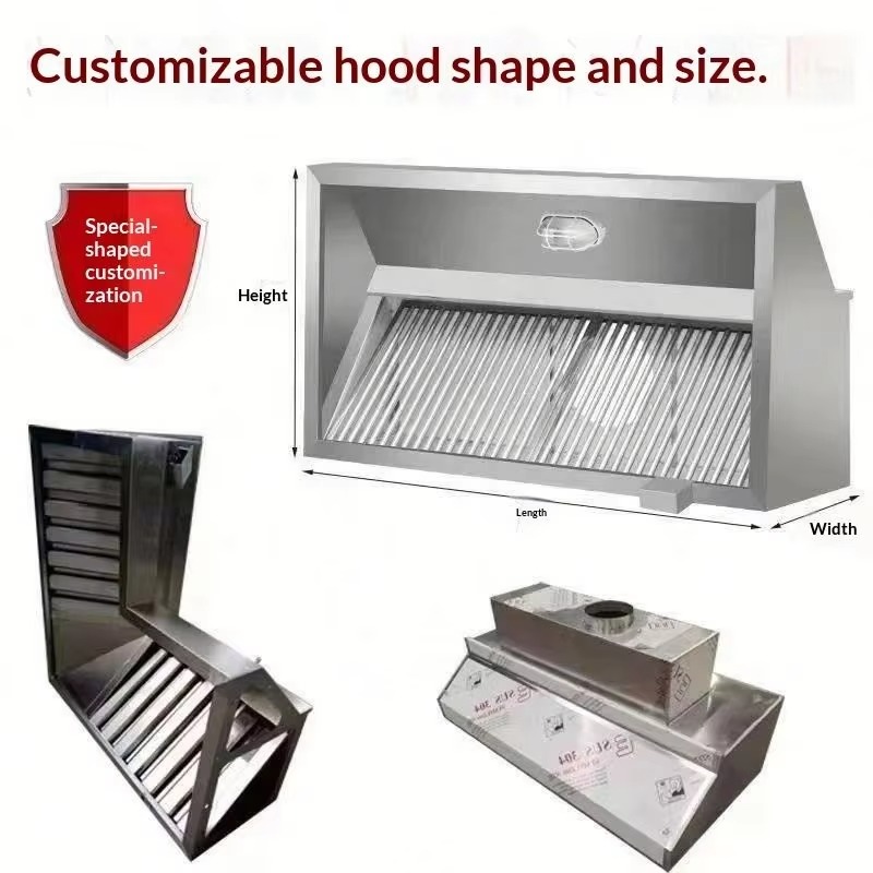 Commerciële aanpasbare wandgem - Commercial Kitchen Hood recensie en prijs