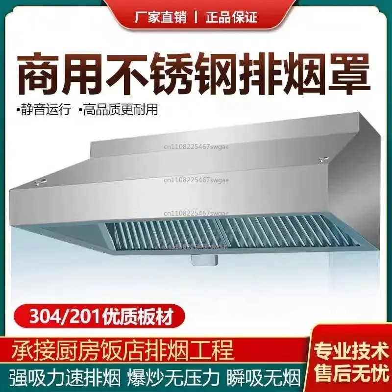 Staal keukenafzuigkap hoge cap - Commercial Kitchen Hood recensie en prijs