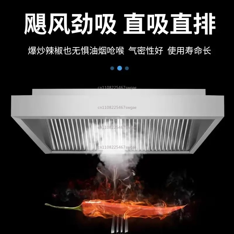 Staal keukenafzuigkap hoge cap - Commercial Kitchen Hood recensie en prijs