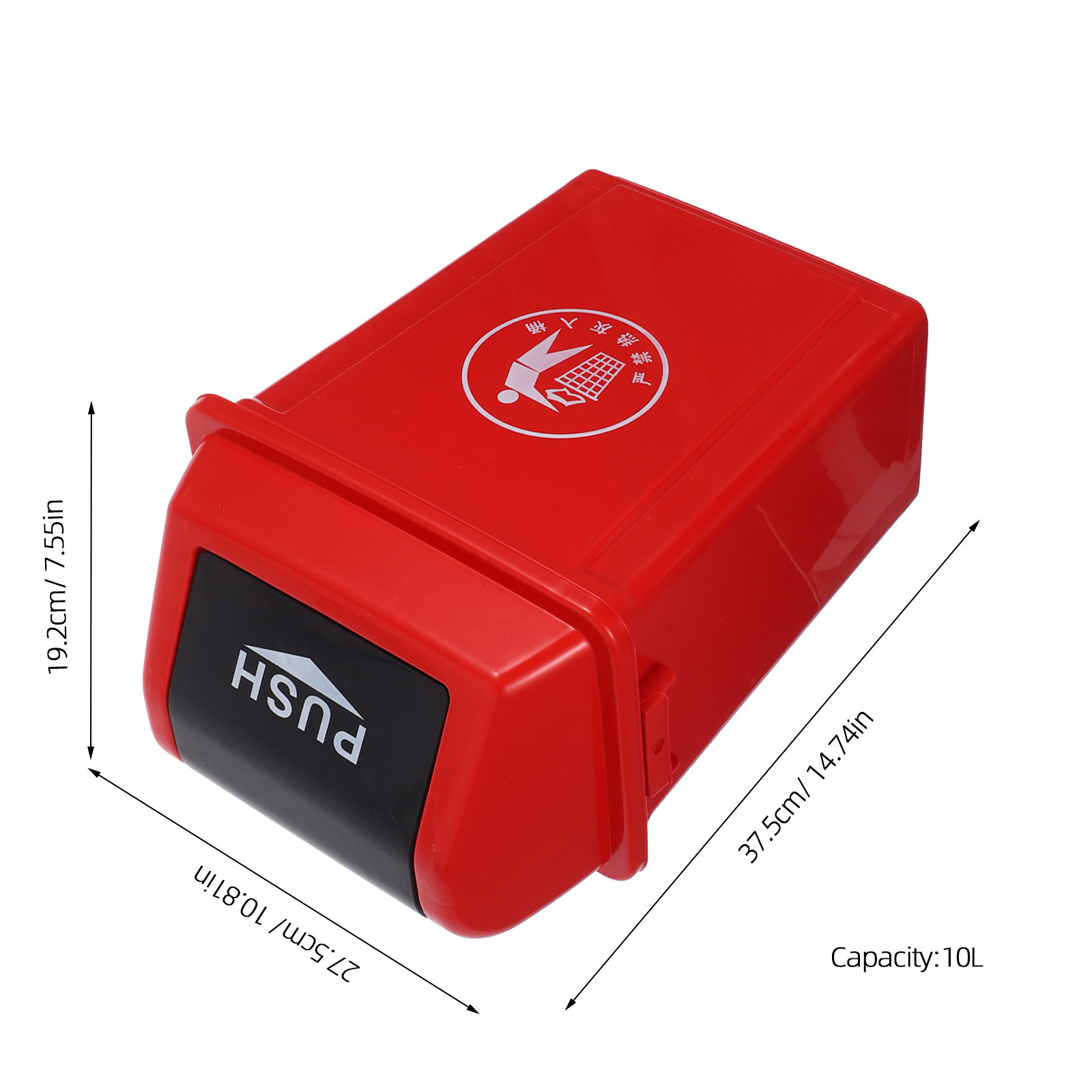 Plastic afvalbak met zwenkdeks - Commercial Kitchen Trash Can recensie en prijs