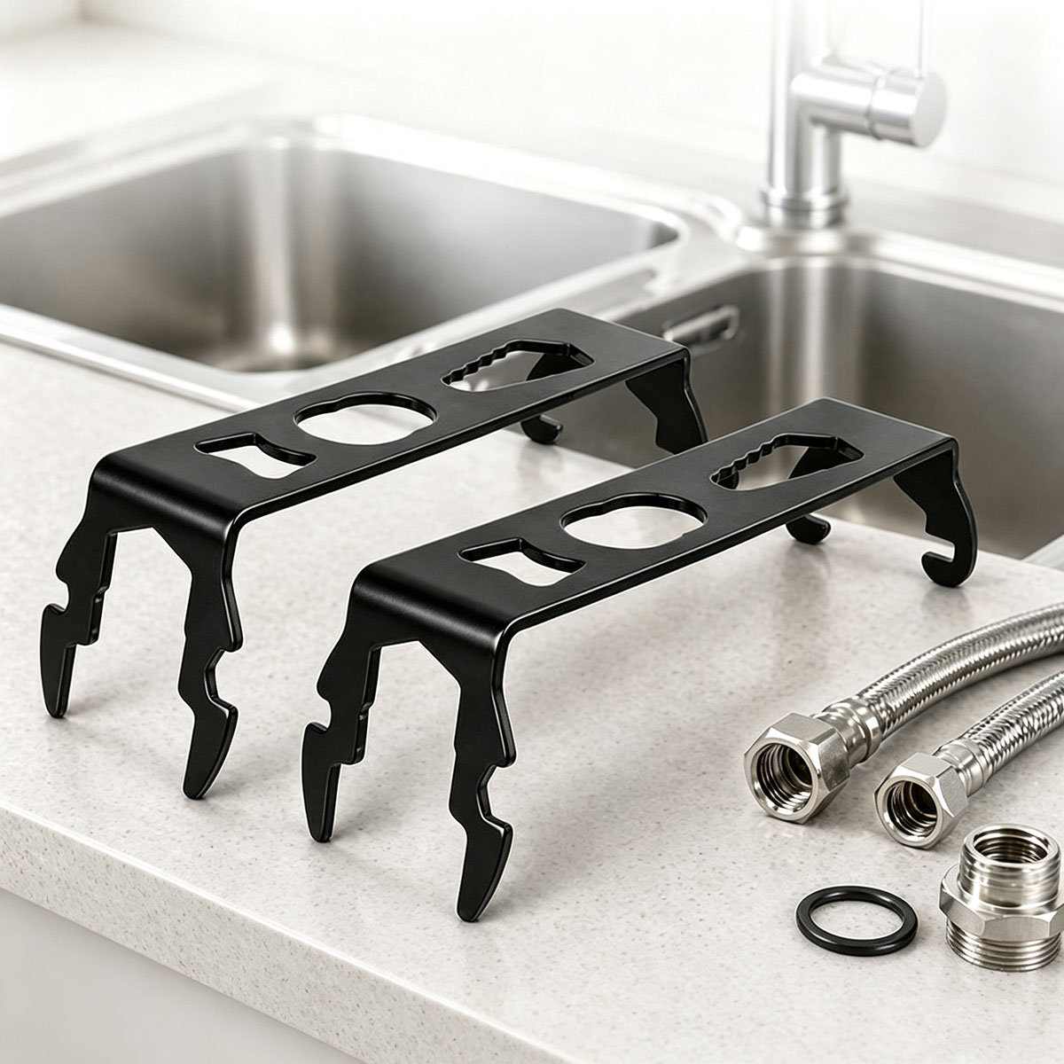 16-in-1 Universele Gootsteensl - Commercial Kitchen Tap recensie en prijs