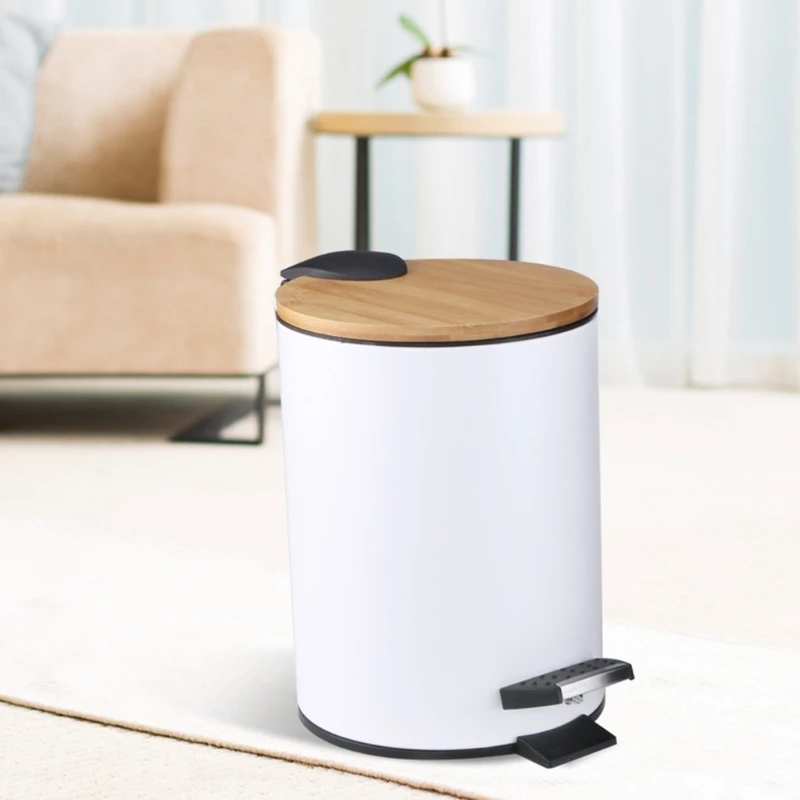 3/5L Houten Flip Step Prullenb - Commercial Kitchen Trash Can recensie en prijs