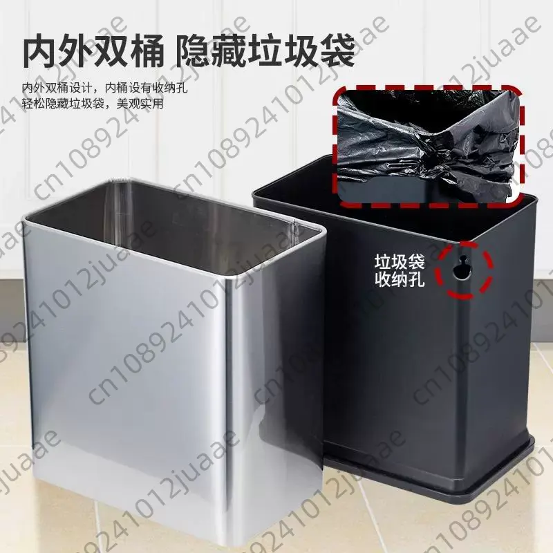 Roestvrijstalen prullenbak onb - Commercial Kitchen Trash Can recensie en prijs