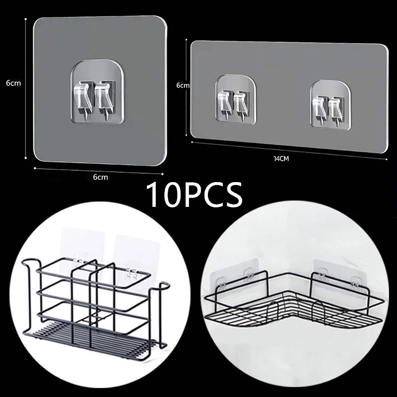 10Pcs Transparant Opknoping Pl - Commercial Kitchen Rack recensie en prijs