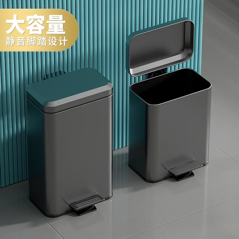 30-liter roestvrijstalen voetp - Commercial Kitchen Trash Can recensie en prijs