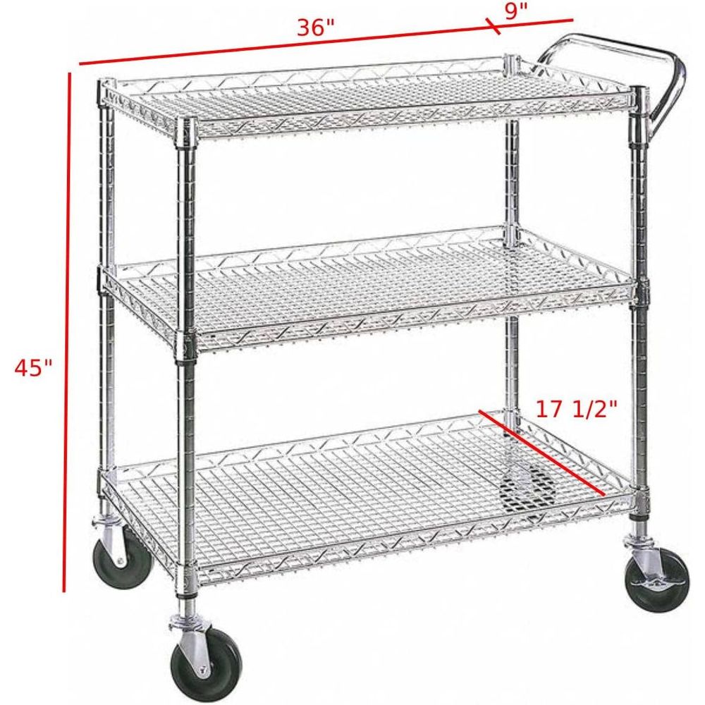 Zware-duty 3-laags rollende ke - Commercial Kitchen On Wheels recensie en prijs