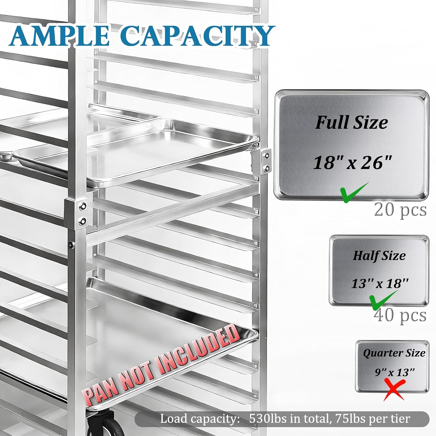 Commerciële 20-laags roestvrij - Commercial Kitchen Rack recensie en prijs