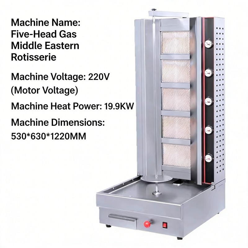 Professionele desktop shawarma - Kebab Shawarma Machine recensie en prijs
